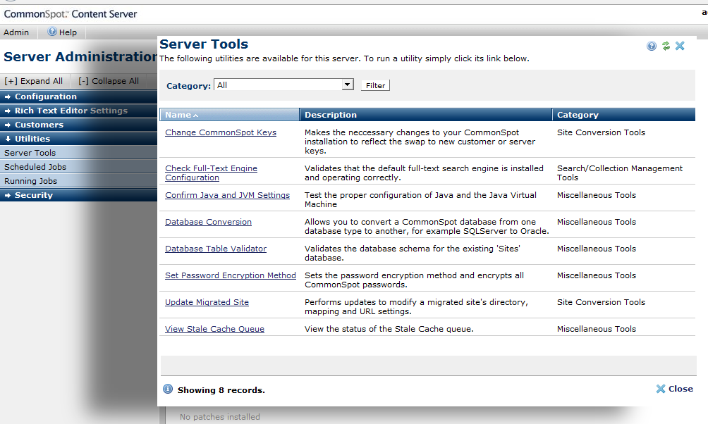 Server Tools